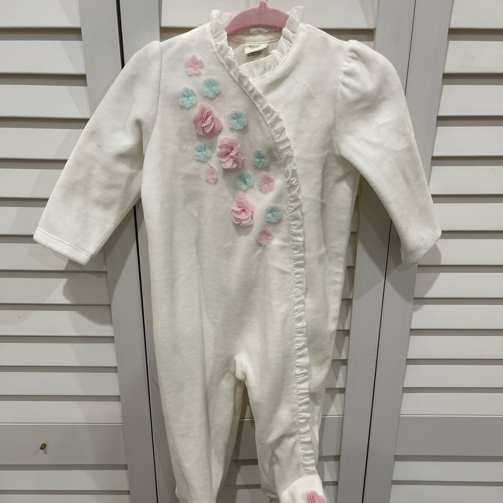 Beautiful flower onesie